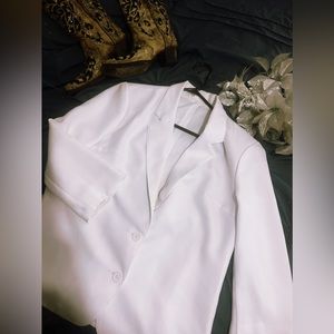 White dress jacket